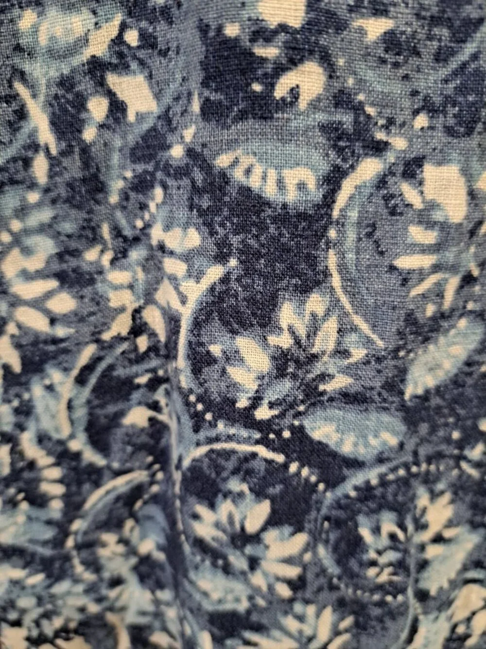 Lauren Ralph Lauren Linen Floral Shirtdress Tie Waist Blue Plus Size 14 Women's - Picture 6 of 12